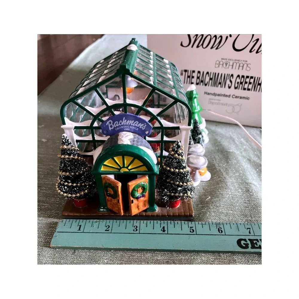 Dept 56 The Original Snow Village Bachman's Greenhouse~The Palm House 1998